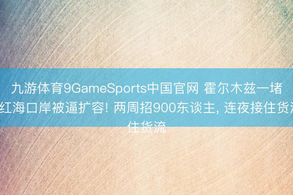 九游体育9GameSports中国官网 霍尔木兹一堵， 红海口岸被逼扩容! 两周招900东谈主， 连夜接住货流