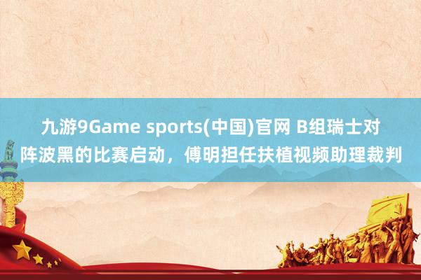 九游9Game sports(中国)官网 B组瑞士对阵波黑的比赛启动,傅明担任扶植视频助理裁判